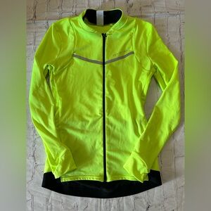 Van Rysel For Women Reflective Cold Weather Cycling Jacket Decathlon Medium Neon